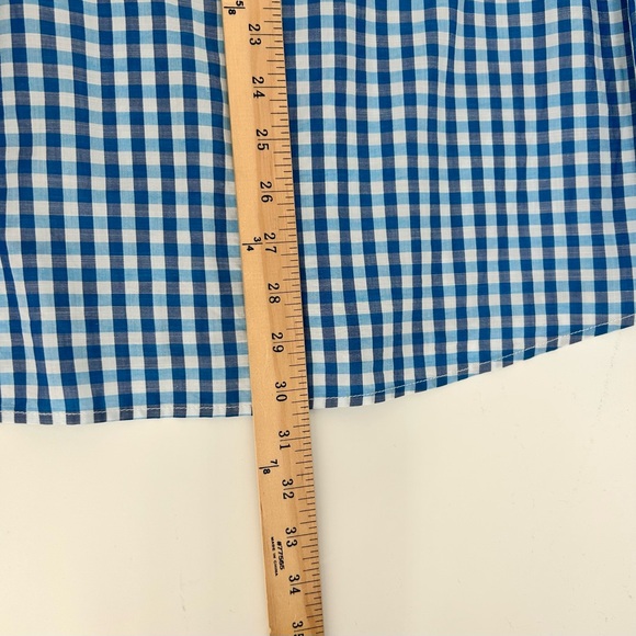 Johnnie O Shirt Mens L Button Down Long Sleeve Checkered Casual Hangin Out - Picture 10 of 10